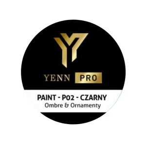 YennPRO - paint czarny P02 - ombre & ornament